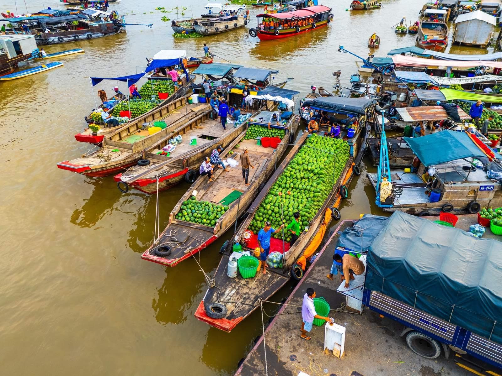 Cần Thơ - Cồn Sơn - Chợ Nổi Cái Răng - Rừng Tràm Trà Sư - Châu Đốc - Sa Đéc - Kiến An Cung