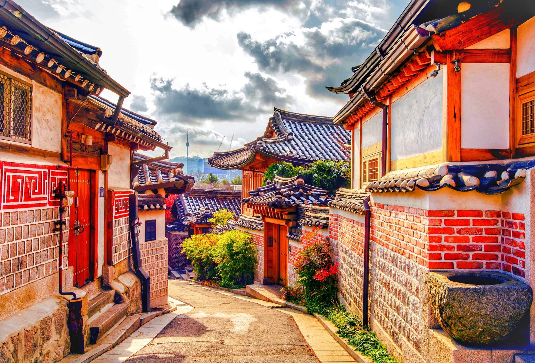 Hàn Quốc (Seoul - Nami - Cố Cung Gyeongbokgung - Làng Cổ Tích Songwol Dong - Painters Hero Show - Thư Viện Starfield)