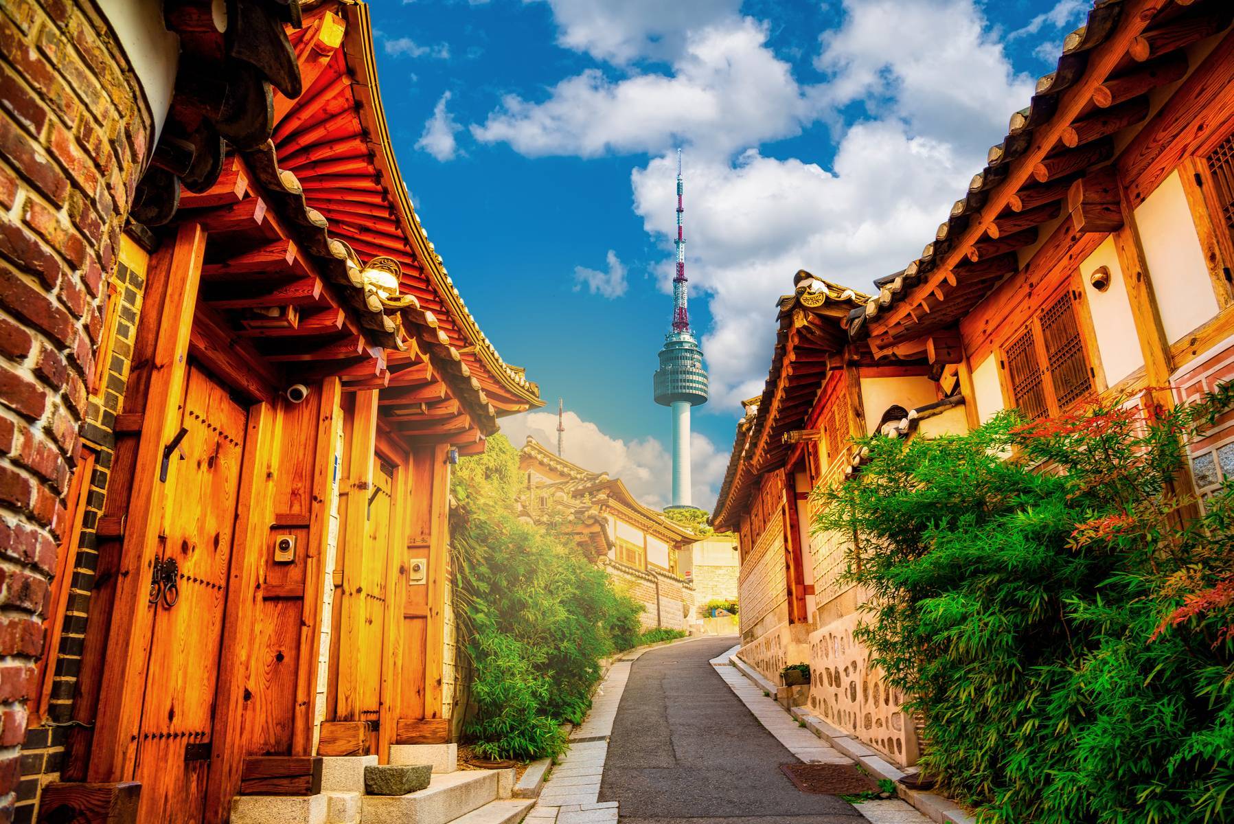 Hàn Quốc (Seoul - Nami - Cố Cung Gyeongbokgung - Làng Cổ Tích Songwol Dong - Painters Hero Show - Thư Viện Starfield)