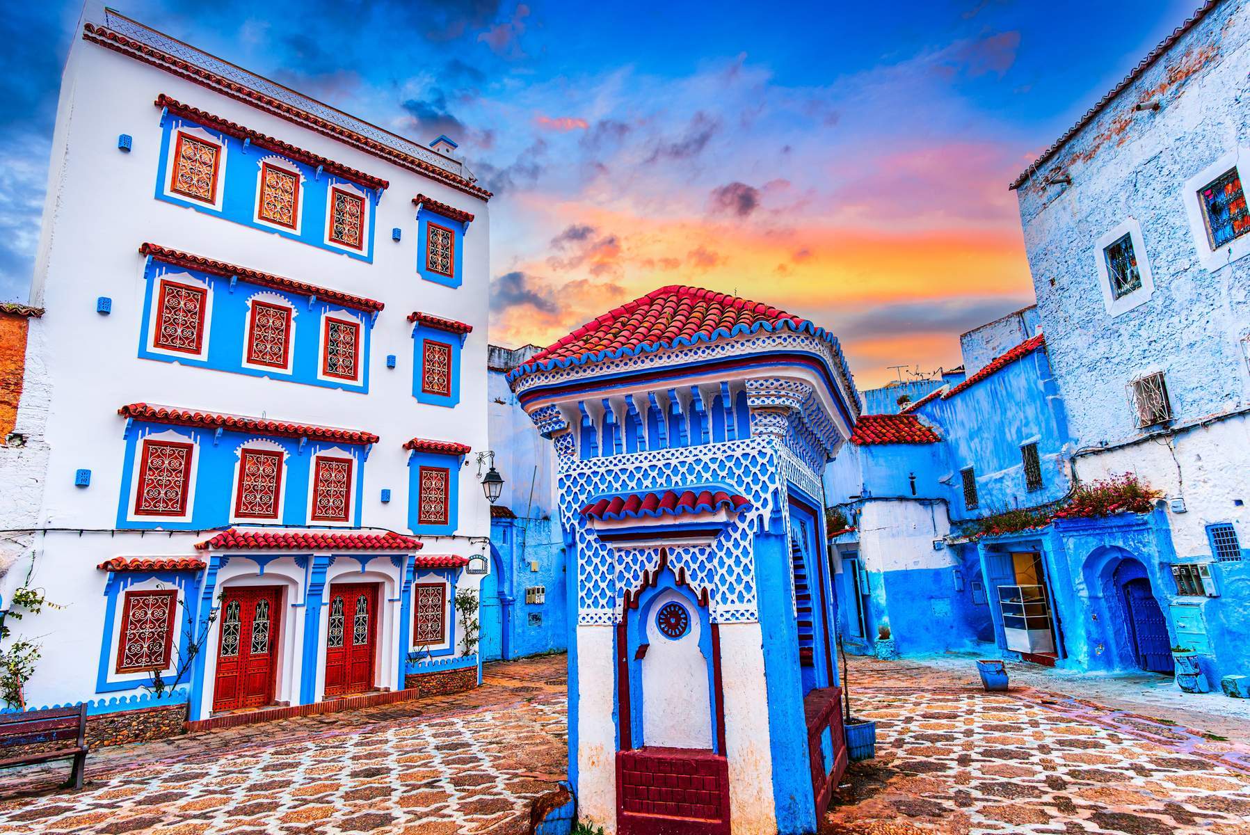 Morocco (Marrakech - Ouarzazate - Erfoud - Merzouga - Midelt - Ifrane – Fes - Chefchaouen - Rabat - Casablanca)