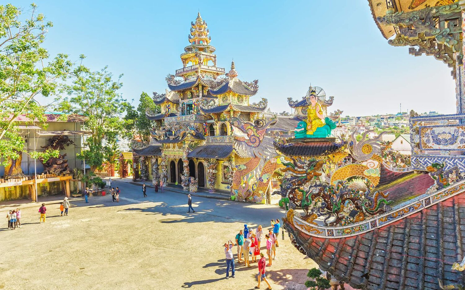 Bảo Tàng Madame De Da Lat - Đồi Chè Cầu Đất - Chùa Linh Phước - Domain De Maire - Thác Datanla