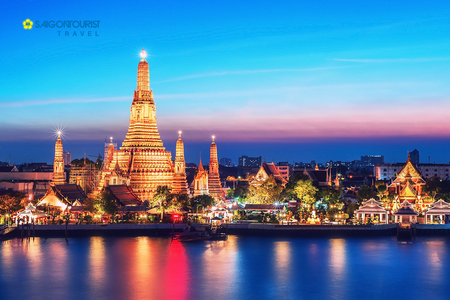 Du lịch Thái Lan [Bangkok - Pattaya] thưởng thức Buffet 5* trên du thuyền sông Chaopaya