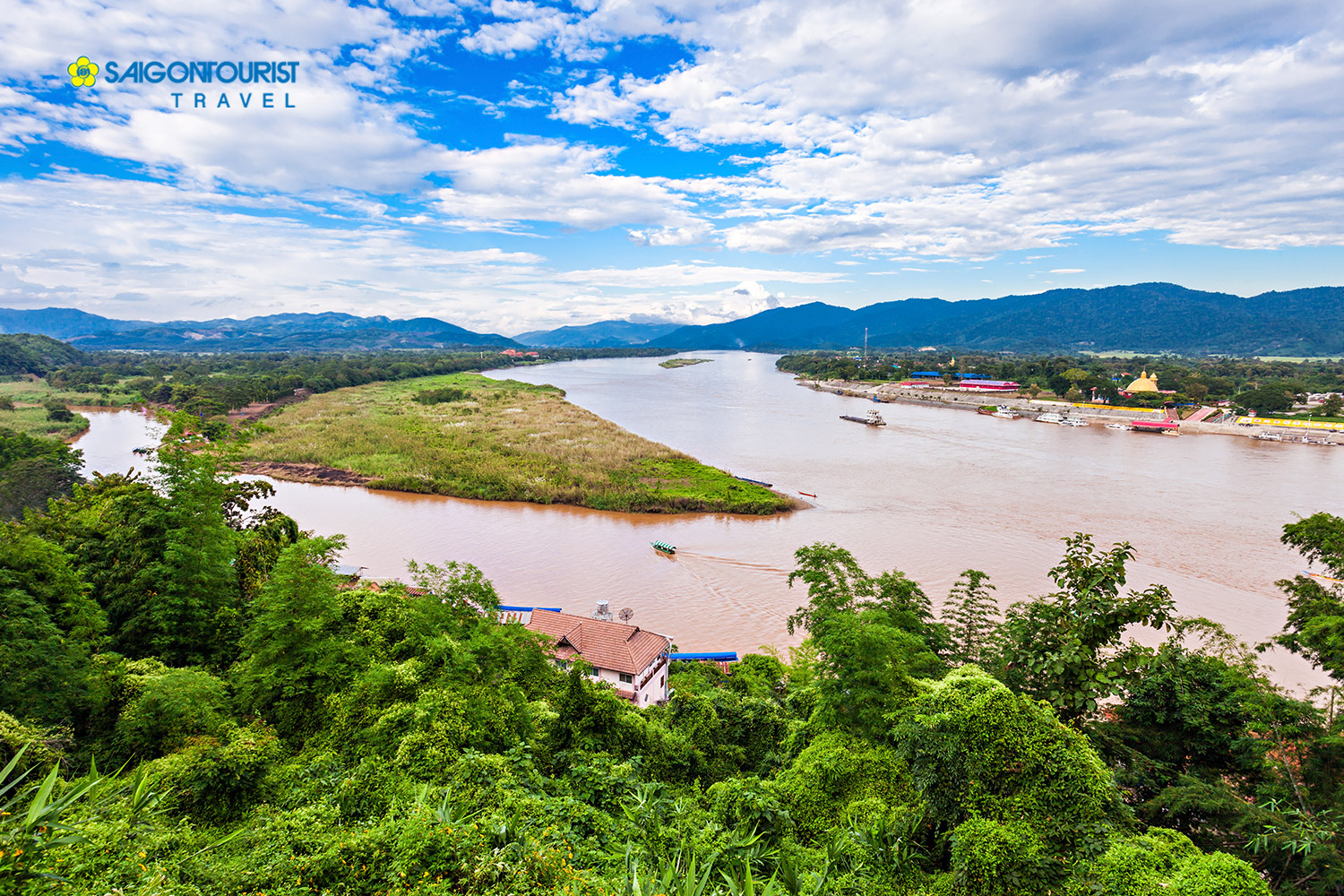 Golden Triangle at Mekong River 315039404
