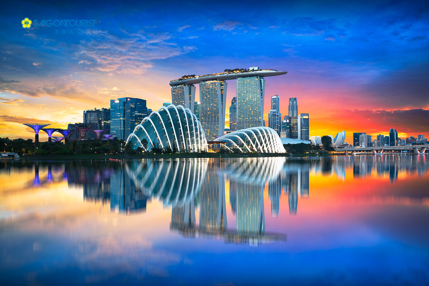 Du lịch Singapore [GARDEN BY THE BAY – FLORA FANTASY - BẢO TÀNG SÁP - PHẬT NHA TỰ] Du xuân Quý Mão